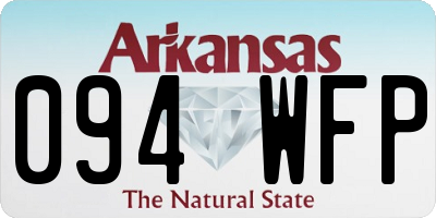 AR license plate 094WFP