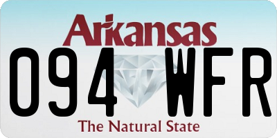 AR license plate 094WFR