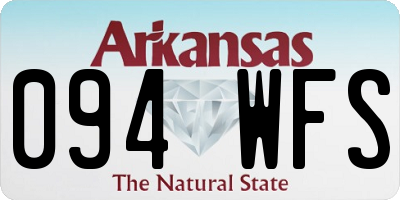 AR license plate 094WFS