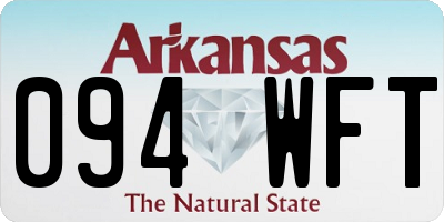 AR license plate 094WFT