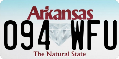 AR license plate 094WFU