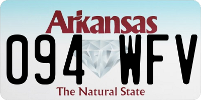 AR license plate 094WFV
