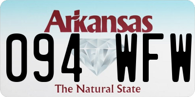 AR license plate 094WFW