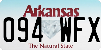 AR license plate 094WFX