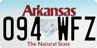 AR license plate 094WFZ