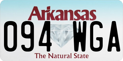AR license plate 094WGA