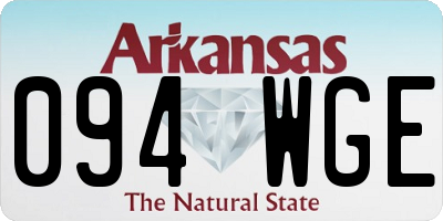 AR license plate 094WGE