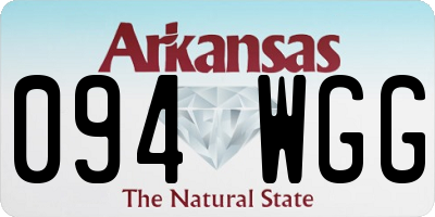 AR license plate 094WGG