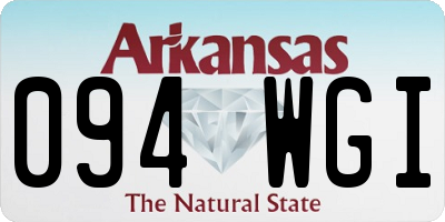 AR license plate 094WGI