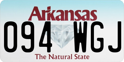 AR license plate 094WGJ