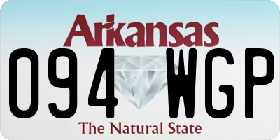 AR license plate 094WGP