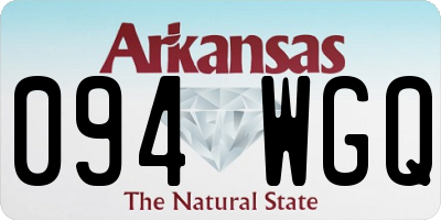 AR license plate 094WGQ