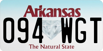 AR license plate 094WGT
