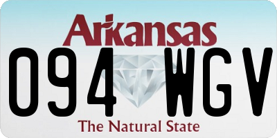 AR license plate 094WGV