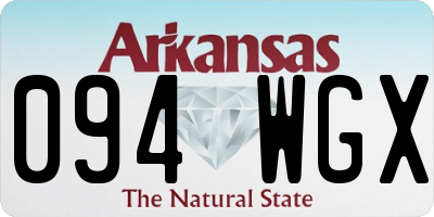 AR license plate 094WGX