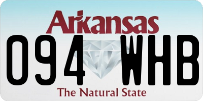 AR license plate 094WHB