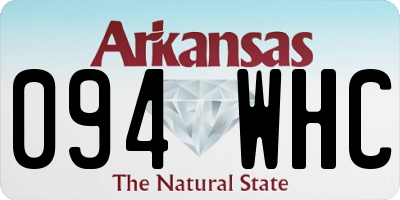 AR license plate 094WHC