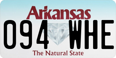 AR license plate 094WHE