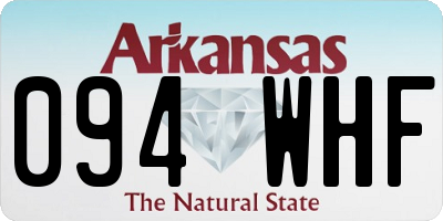 AR license plate 094WHF