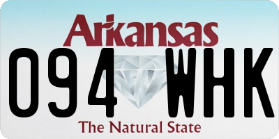 AR license plate 094WHK