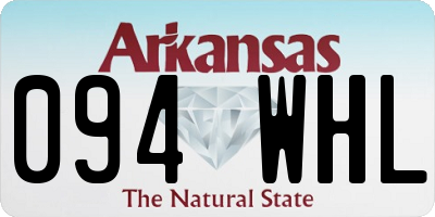 AR license plate 094WHL