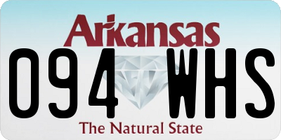 AR license plate 094WHS