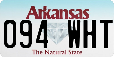 AR license plate 094WHT