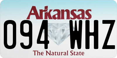AR license plate 094WHZ