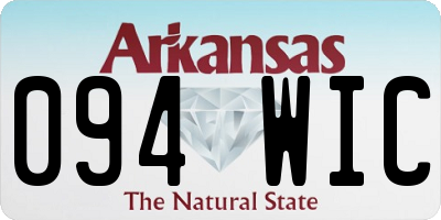 AR license plate 094WIC