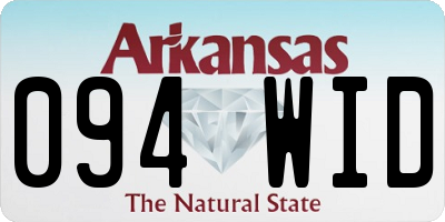 AR license plate 094WID