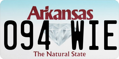 AR license plate 094WIE