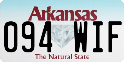 AR license plate 094WIF