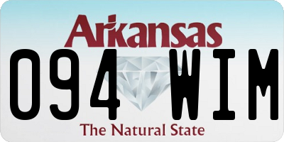 AR license plate 094WIM
