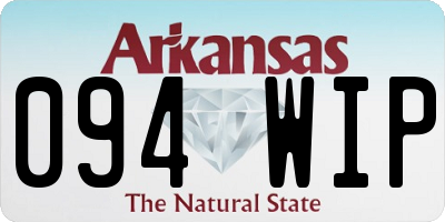 AR license plate 094WIP
