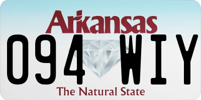 AR license plate 094WIY