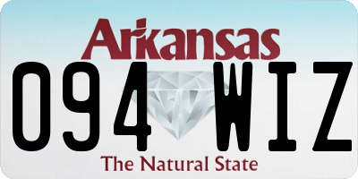 AR license plate 094WIZ
