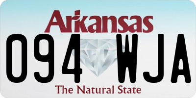 AR license plate 094WJA