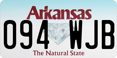 AR license plate 094WJB