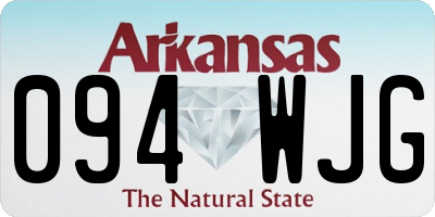 AR license plate 094WJG