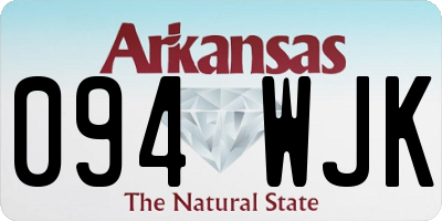 AR license plate 094WJK