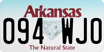 AR license plate 094WJO