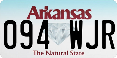 AR license plate 094WJR