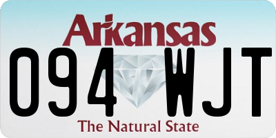 AR license plate 094WJT