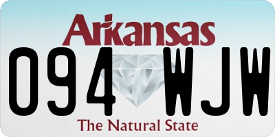 AR license plate 094WJW