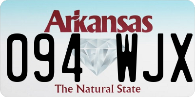 AR license plate 094WJX