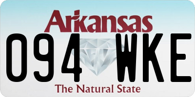 AR license plate 094WKE
