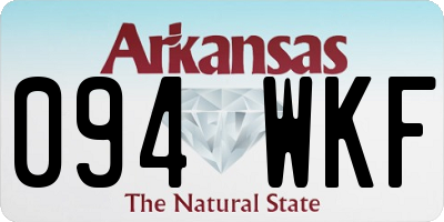 AR license plate 094WKF