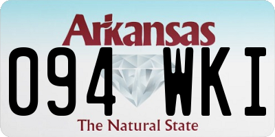 AR license plate 094WKI