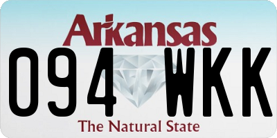 AR license plate 094WKK