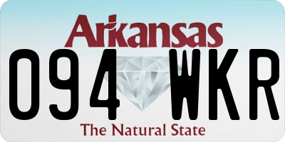 AR license plate 094WKR